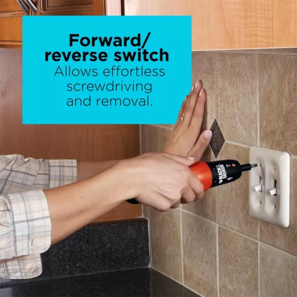 BLACK+DECKER Cordless Screwdriver 