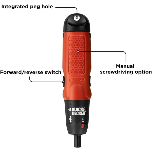 BLACK+DECKER Cordless Screwdriver 