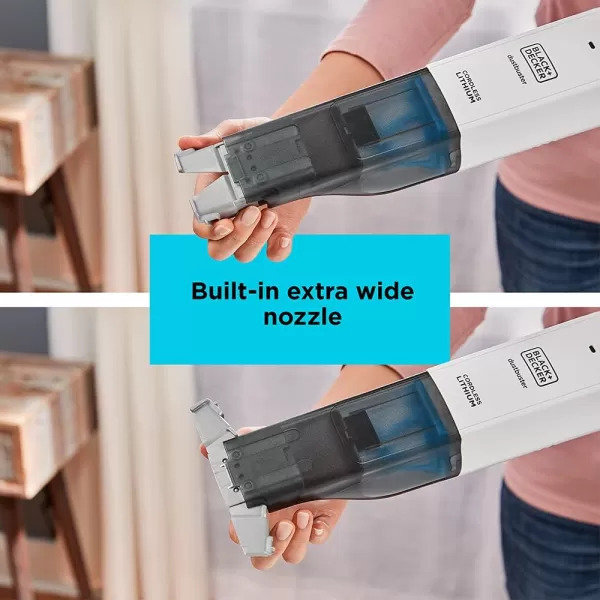 imageBLACKDECKER 12V MAX Handheld Vacuum Cordless dustbuster AdvancedClean with Base Charger HLVC315B10Hand Vacuum White