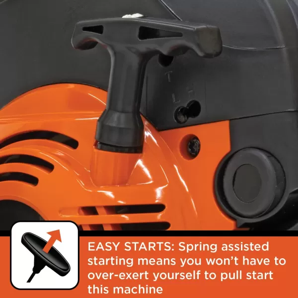 imageBLACKDECKER Gas Powered Chainsaw 14inch 42cc 2Cycle BXGCS1442P14Inch