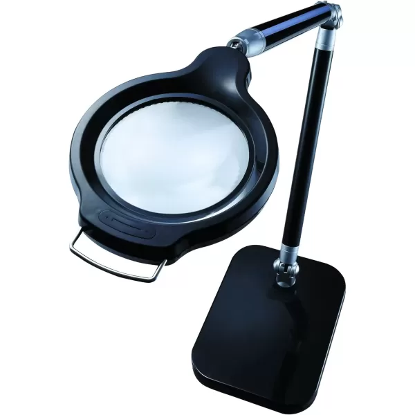 imageBLACK  DECKER PureOptics Summit Zoom Magnifier 55W FlickerFree Natural Daylight LED Desk Lamp 5X Magnifier USB Port 5 Dimming Levels 416 Lumens Black LED10ARCBLK
