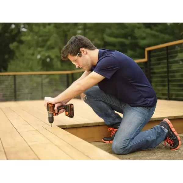 imageBLACKDECKER 20V MAX POWERCONNECT 38 in Cordless DrillDriver with AUTOSENSE Kit BDCDE120CDrillDriver Only