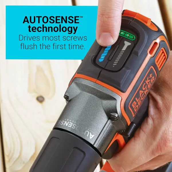 imageBLACKDECKER 20V MAX POWERCONNECT 38 in Cordless DrillDriver with AUTOSENSE Kit BDCDE120CDrillDriver Only