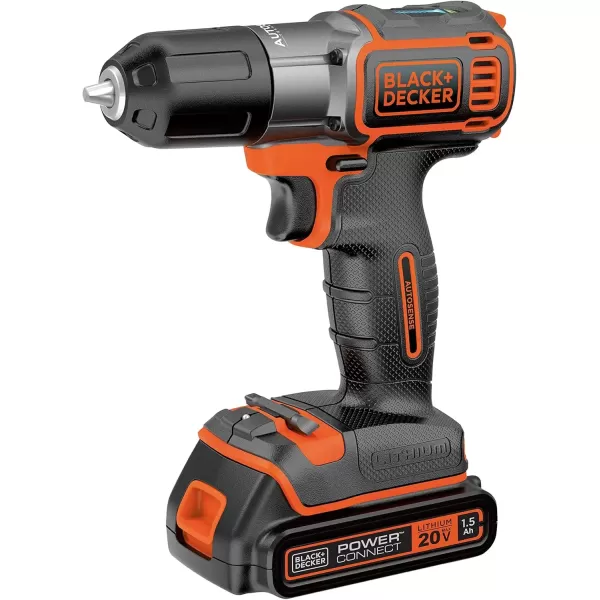 imageBLACKDECKER 20V MAX POWERCONNECT 38 in Cordless DrillDriver with AUTOSENSE Kit BDCDE120CDrillDriver Only