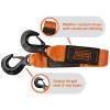 imageBLACKDECKER BDX1017 17Piece Tie Down Kit with 14 Tow Rope 1quot x 10 Deluxe CamBuckle Straps and 24quot 36quot Premium Flat Strap BungeesBDX1016
