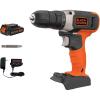 imagebeyond by BLACKDECKER 20V MAX Cordless DrillDriver BCD702C1AEV 20 Volts Silver Black OrangeDrillDriver Only