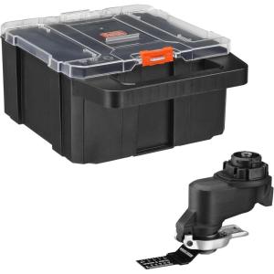imageBLACKDECKER MATRIX Multi Tool Attachment Oscillating Quick Blade Change For Multi Tool Needs Includes Storage Case BDCMTOSTFF