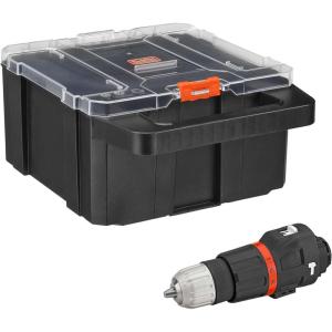 imageBLACKDECKER MATRIX 20V MAX Hammer Drill Attachment With Storage Case BDCMTHDSTFF