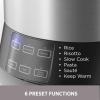 imageBLACKDECKER RCR520S AllinOne Cooking Pot 20Cup Cooked10Cup Uncooked Rice Cooker Slow Cooker and Food Steamer with Saute Function Stainless Steel