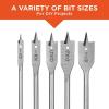 imageBLACKDECKER 71536 13 Piece 14Inch to 112Inch Spade Drill Bit Assor