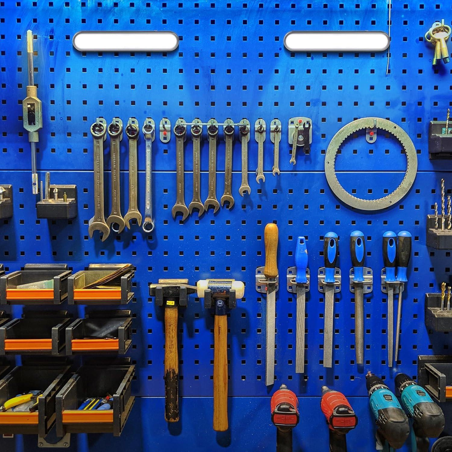 imageBLACKDECKER 2Pack 160LM LED Light Bars Touchless Motion Sensor Magnetic Mount Powered with AAA Batteries Slim and Portable Design to Brighten Indoor Rooms Closets Garages Shelving 2Pack1Pack