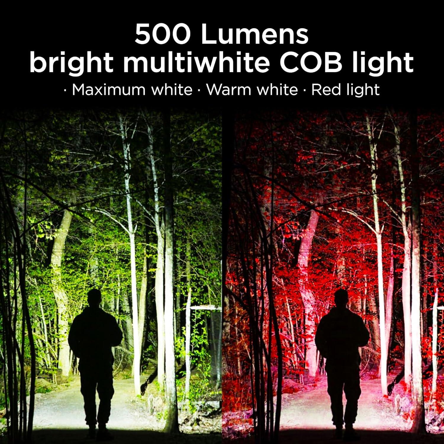 imageBLACKDECKER MultiTool Flashlight 500LM Carabiner USB Rechargeable Multitool with Wrench Screwdrivers Bottle Opener Glass Breaker ClipOn Magnetic Stand IP44 WeatherResistant 7 Light ModesTwo Pack