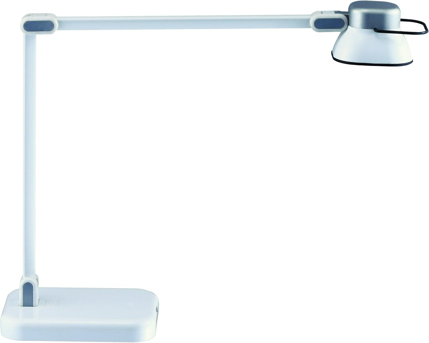 imageBLACKDECKER PureOptics Elate Dual Arm 5W FlickerFree Natural Daylight LED Desk Lamp with USB Charging Port 2 Dimming Levels 263 Lumens Black LED5NOVBLKWhite