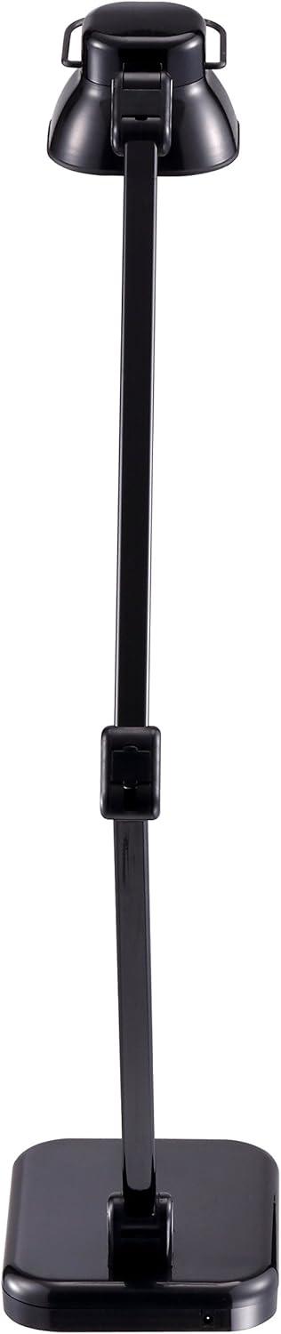 imageBLACKDECKER PureOptics Elate Dual Arm 5W FlickerFree Natural Daylight LED Desk Lamp with USB Charging Port 2 Dimming Levels 263 Lumens Black LED5NOVBLKBlack