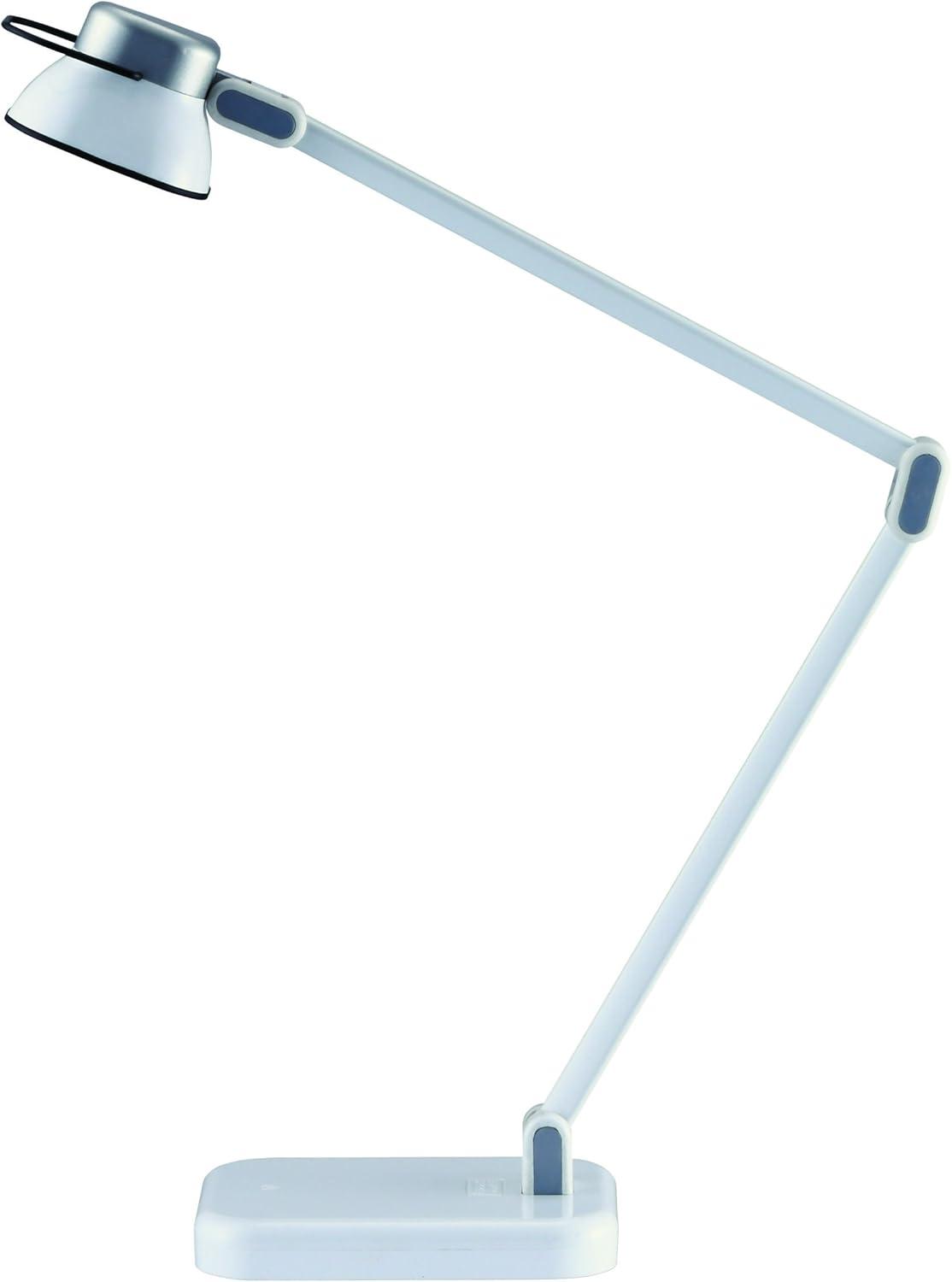 imageBLACKDECKER PureOptics Elate Dual Arm 5W FlickerFree Natural Daylight LED Desk Lamp with USB Charging Port 2 Dimming Levels 263 Lumens Black LED5NOVBLKWhite