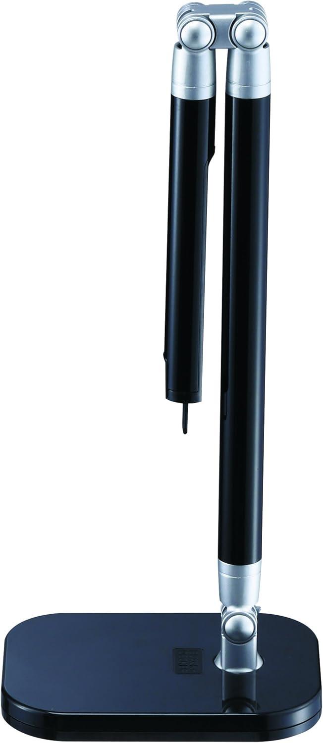 imageBlack and Decker LED7BARWHTRED PureOptics Exalt Bar 5W FlickerFree Natural Daylight LED Desk Lamp with USB Charging Port 4 Dimming Levels 306 Lumens 135quot x 60quot x 190quot WhiteRedBlackGray