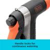 imageBLACKDECKER Adjustable Metal Rear Trigger Nozzle  Durable EasyGrip Garden Hose Sprayer with Locking Rear Trigger BD59578