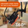 imageBLACKDECKER LED Clamp Work Light 1000 Lumens Indoor ampamp Outdoor IP65 Waterproof Clamp Utility Shop Light with Plug Clip on Shop Lamp Adjustable Arm 360 Rotating Clamp Tripod Compatible 4 Ft Cord