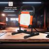 imageBLACKDECKER LED Work Light 3000 Lumens LED Panel Flood Light IP65 Waterproof Shock Resistant 120 Beam Angle ETL Certified Pivoting HStand Tripod Compatible Compact ampamp Portable 120V Plug