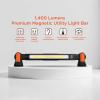 imageBLACKDECKER Magnetic LED Light Bar ampamp 2600mAh Power Bank Adjustable 1400 Lumens COB Utility Work Light 4 Modes 360 Rotation Dual Hooks IK07 ShockResistant IndoorOutdoor IP54 WeatherResistant