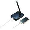 imageBLACKDECKER PureOptics Elate Dual Arm 5W FlickerFree Natural Daylight LED Desk Lamp with USB Charging Port 2 Dimming Levels 263 Lumens Black LED5NOVBLKBlack