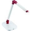 imageBlack and Decker LED7BARWHTRED PureOptics Exalt Bar 5W FlickerFree Natural Daylight LED Desk Lamp with USB Charging Port 4 Dimming Levels 306 Lumens 135quot x 60quot x 190quot WhiteRedWhiteRed