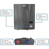 imageBLACKDECKER 11kW 240 Volt 235GPM Tankless Electric Water Heater SelfModulating Point of Use Unit for up to 2 simultaneous applications Hot Water on Demand Digital Temperature Display11 KW