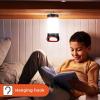 imageBLACKDECKER LED Lantern 2Pack 300 Lumens 360 Flashlight for Camping with SOS Mode 12 Hours AA Battery Powered Multiwhite Hook 5 Modes IP65 Waterproof Camping Essentials Tent Light BlackoutsOne Pack