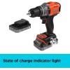 image:imageBLACKDECKER Cordless Drill Driver Power Drill with Battery and Charger Included 20V MAX POWERCONNECT BCD382DS1NEW Cordless Drill Driver Kit
