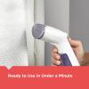 image:imageBLACKDECKER Compact Handheld Steamer HGS012P 25Second Heat Up 1000 Watts Removes Wrinkles from Fabrics Clothing and Upholstery