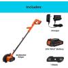 image:imageBLACKDECKER 20V MAX Cordless Edger Lawn Kit 15 Ah Battery amp Charger Included 4 Position Adjustable Height Lightweight 75 Double Edge Blade BCED400C1