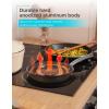 image:imageBLACKDECKER 12Piece Ceramic Hard Anodized Aluminum Cookware Set Pots and Pans Set with Ceramic NonStick Coating3PIECE