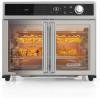 image:imageBLACKDECKER Crisp N Bake Air Fryer Toaster Oven Combo 12 in 1 Countertop Convection Oven Cooks Food Fast Fits a Whole Pizza or 6 Toast Slices French Doors with Stainless Steel Finish