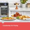 image:imageBLACKDECKER Crisp N Bake Air Fryer Toaster Oven Combo 12 in 1 Countertop Convection Oven Cooks Food Fast Fits a Whole Pizza or 6 Toast Slices French Doors with Stainless Steel Finish