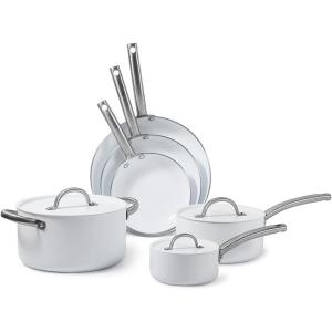 image:imageBLACKDECKER 12Piece Ceramic Hard Anodized Aluminum Cookware Set Pots and Pans Set with Ceramic NonStick Coating9PIECE