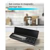 image:imageBLACKDECKER 2Piece Stainless Steel Carving Knife Set 8 Carving Knife amp 7 Fork Kitchen Knife with 3CR13 Stainless Steel Blade Meat Knife with Black ABS Handles Magnetic Gift Box for Storage
