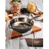 image:imageBLACKDECKER 5Quart Cast Iron Dutch Oven with 1025Inch Skillet Lid PreSeasoned Cast Iron Cookware with Bronze Finish amp Polished Interior Works on All Cooktops Including Induction Oven amp Grill Safe BDK202BR BronzeSkillet