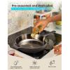 image:imageBLACKDECKER 5Quart Cast Iron Dutch Oven with 1025Inch Skillet Lid PreSeasoned Cast Iron Cookware with Bronze Finish amp Polished Interior Works on All Cooktops Including Induction Oven amp Grill Safe BDK202BR BronzeSkillet