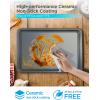 image:imageBLACKDECKER 6Piece Carbon Steel Bakeware Set 04mm Carbon Steel Baking Pans Set with Ceramic NonStick Coating3Piece