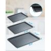 image:imageBLACKDECKER 6Piece Carbon Steel Bakeware Set 04mm Carbon Steel Baking Pans Set with Ceramic NonStick Coating3Piece