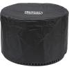 image:imageBLACK  DECKER 25 D Smokeless Large Wood Burning Fire Pit Black Powder Coated Steel with Base Easy Set up Patio Bonfires at Home Includes Base and Fabric Cover