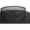 image:imageBLACK  DECKER 38 D Steel Wood Burning fire Pit with Log Storage Area for Entertaining Backyard Bonfires Includes mesh lid and Poker Black Powder Coated Steel