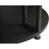 image:imageBLACK  DECKER 38 D Steel Wood Burning fire Pit with Log Storage Area for Entertaining Backyard Bonfires Includes mesh lid and Poker Black Powder Coated Steel