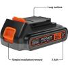 image:imageBLACKDECKER 20V MAX Lithium Battery POWERCONNECT 20Ah Cordless Tool Battery Packs Lightweight Power Tool Battery Charger Sold Separately LBXR2020OPELithium Ion Battery