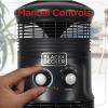 image:imageBLACKDECKER 360Degree Surround Heater and Fan Combo 360 Space Heater for Office Desk Home Office amp Personal Use Desk 2 Heat amp Fan Only Settings Adjustable Thermostat BHDS156 Black