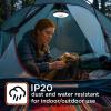 image:imageBLACKDECKER 400LM Utility Fan Light 3 Brightness Levels amp Fan Speeds USB Rechargeable Power Bank Magnetic with Kickstand amp Hanging Hook IP20 WeatherResistant Ideal for DIY Camping Automotive