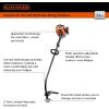 image:imageBLACKDECKER BDXGTAM214101 25cc 2Cycle 14Inch Curved Shaft Gas String Trimmer  Lightweight Weed Wacker for Lawn Care Black and Orange