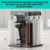 image:imageBLACKDECKER bev Cocktail Maker Glass Liquor Dispenser Bottles Dishwasher Safe 5 Pack BEWB105