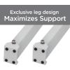 image:imageTop Shelf TSB2438 Universal Heavy Duty Window Air Conditioner AC Support Bracket Holds Up to 225 lbs No Drilling or Tools Required White