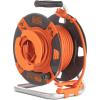 image:imageBlack  Decker 50 Ft Reverse Retractable Extension Cord Reel 14AWG SJTW Power Cable For Electric Tools  Outdoor Power Cord Reel WHeavyDuty Rewind Handle  Premium Cord Retractor for Garden
